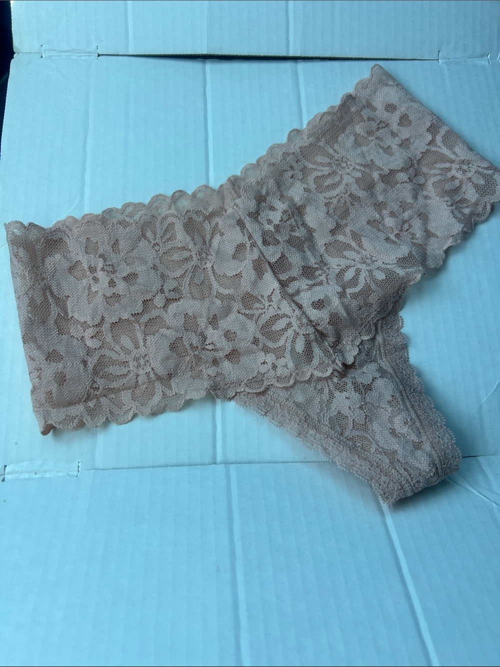 For bundles only - Victoria's Secret lace panties thong hi waist Blush Pink XS